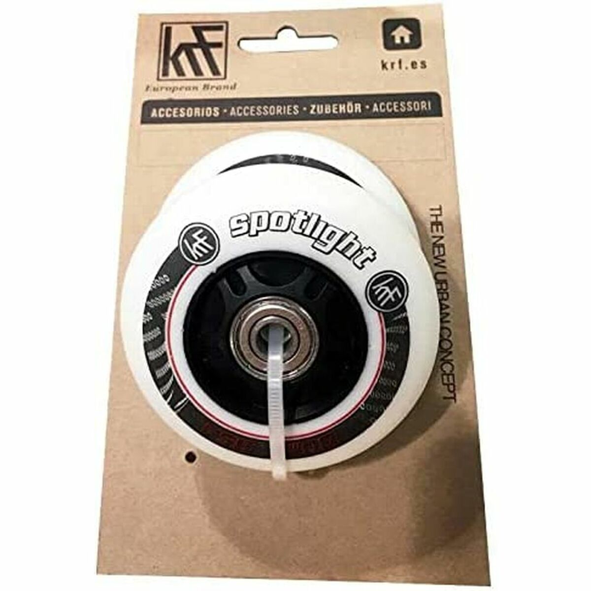 Колесики Spotlight LED KRF 64 MM Розовый-3