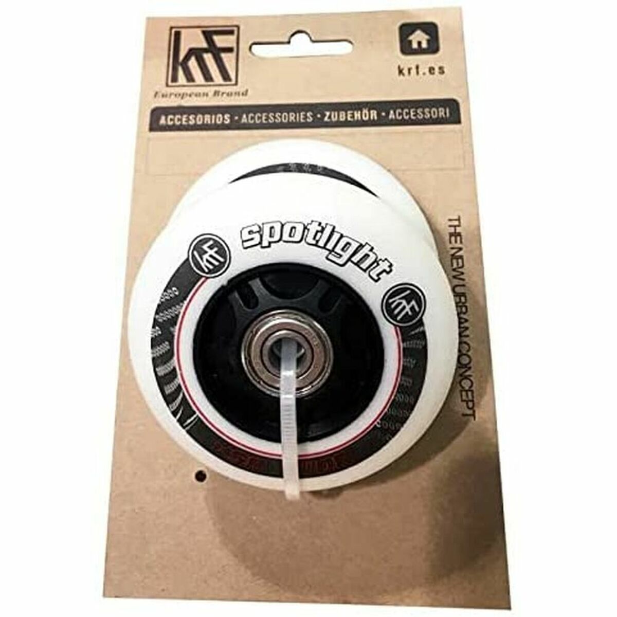 Колесики Spotlight LED KRF 80 MM Белый-4