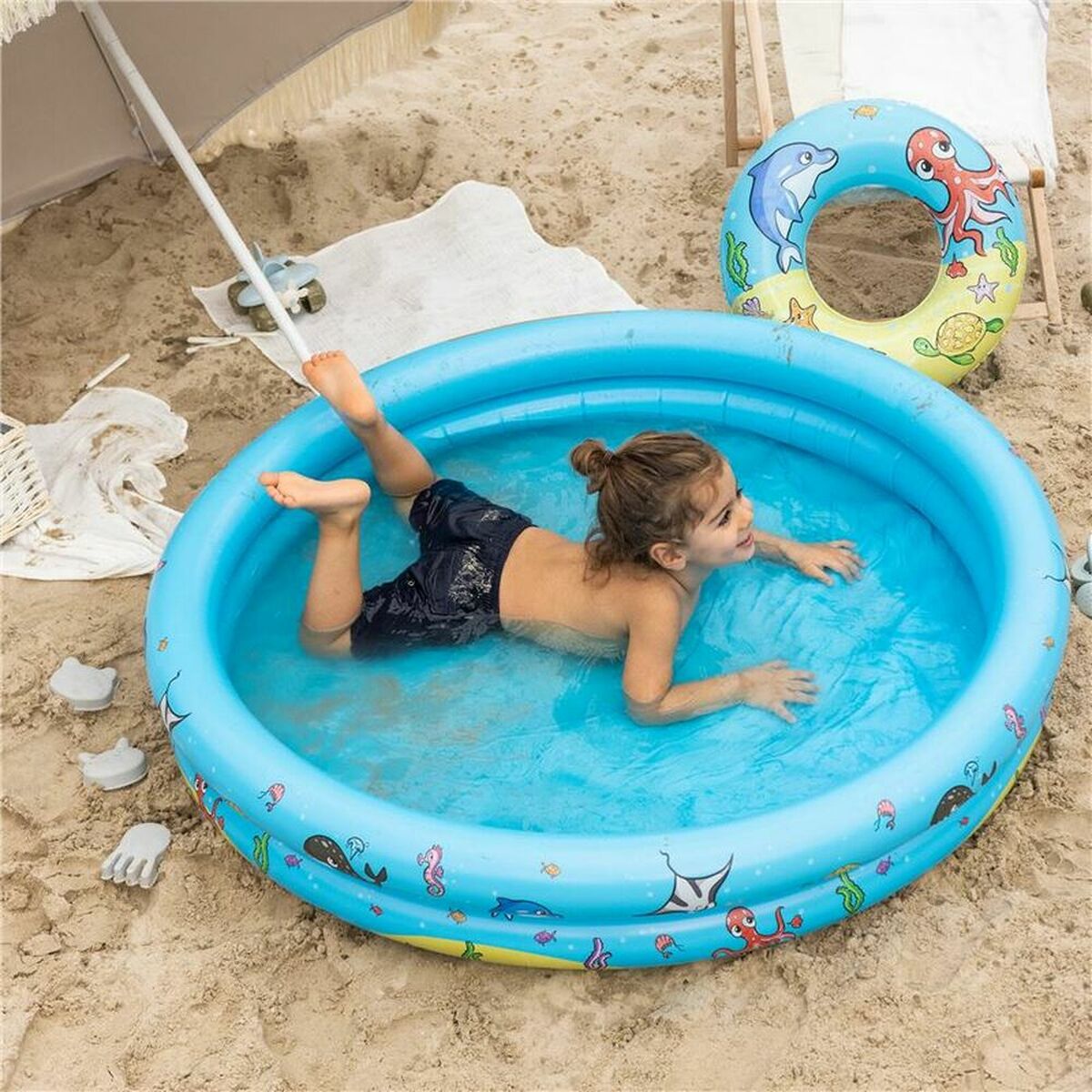 Детские надувное кресло Swim Essentials 2020SE465 120 cm Аквамарин-2