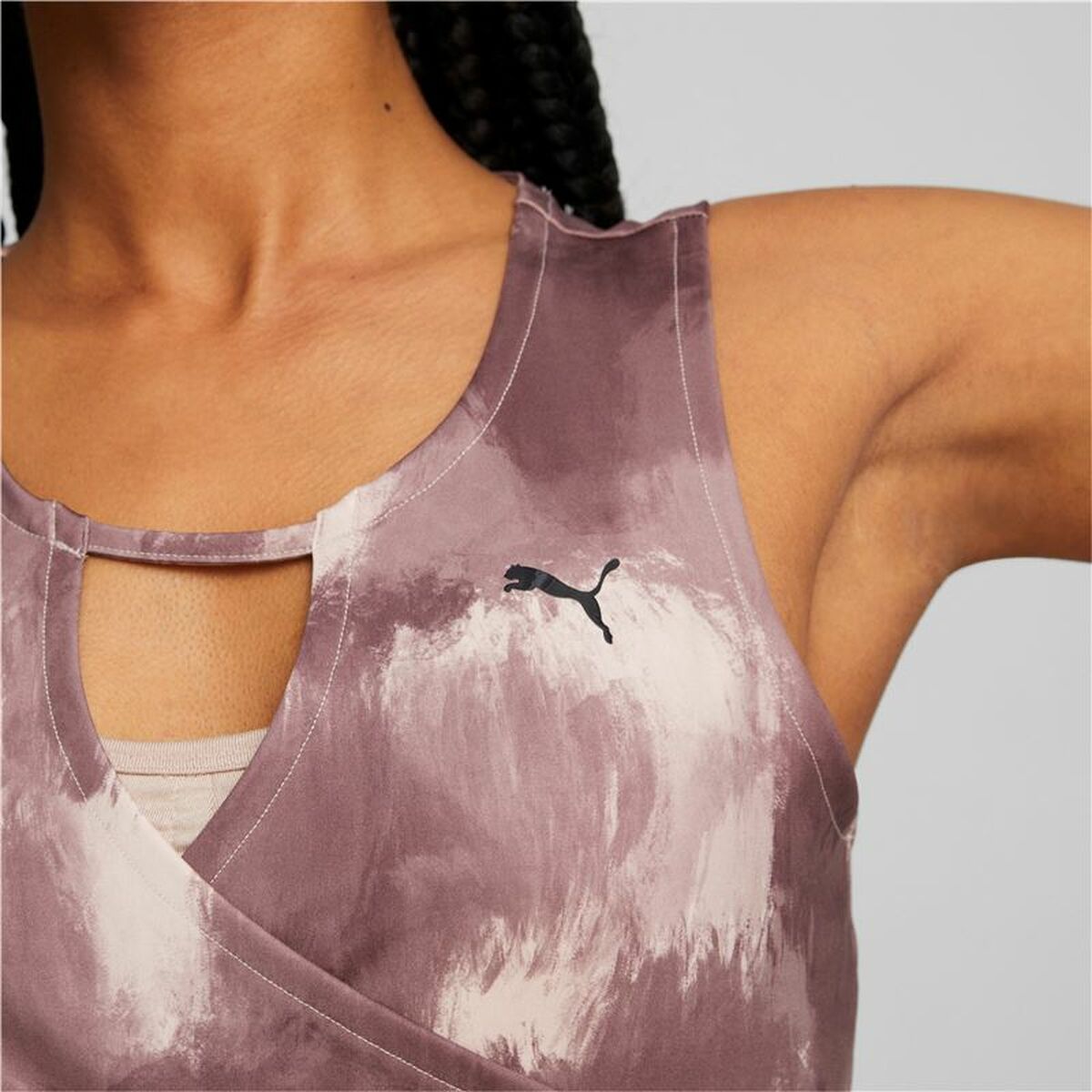 Спортивный бюстгальтер Puma Studio Crop  Чёрный-5