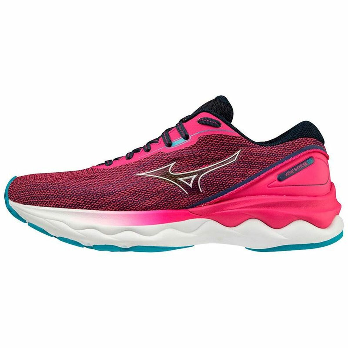 Mizuno Wave Skyrise 3 Adult Running Sneakers Dark Pink-2