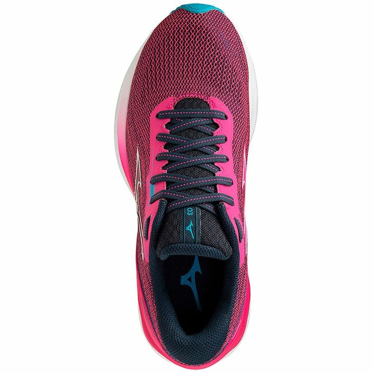 Mizuno Wave Skyrise 3 Adult Running Sneakers Dark Pink-4