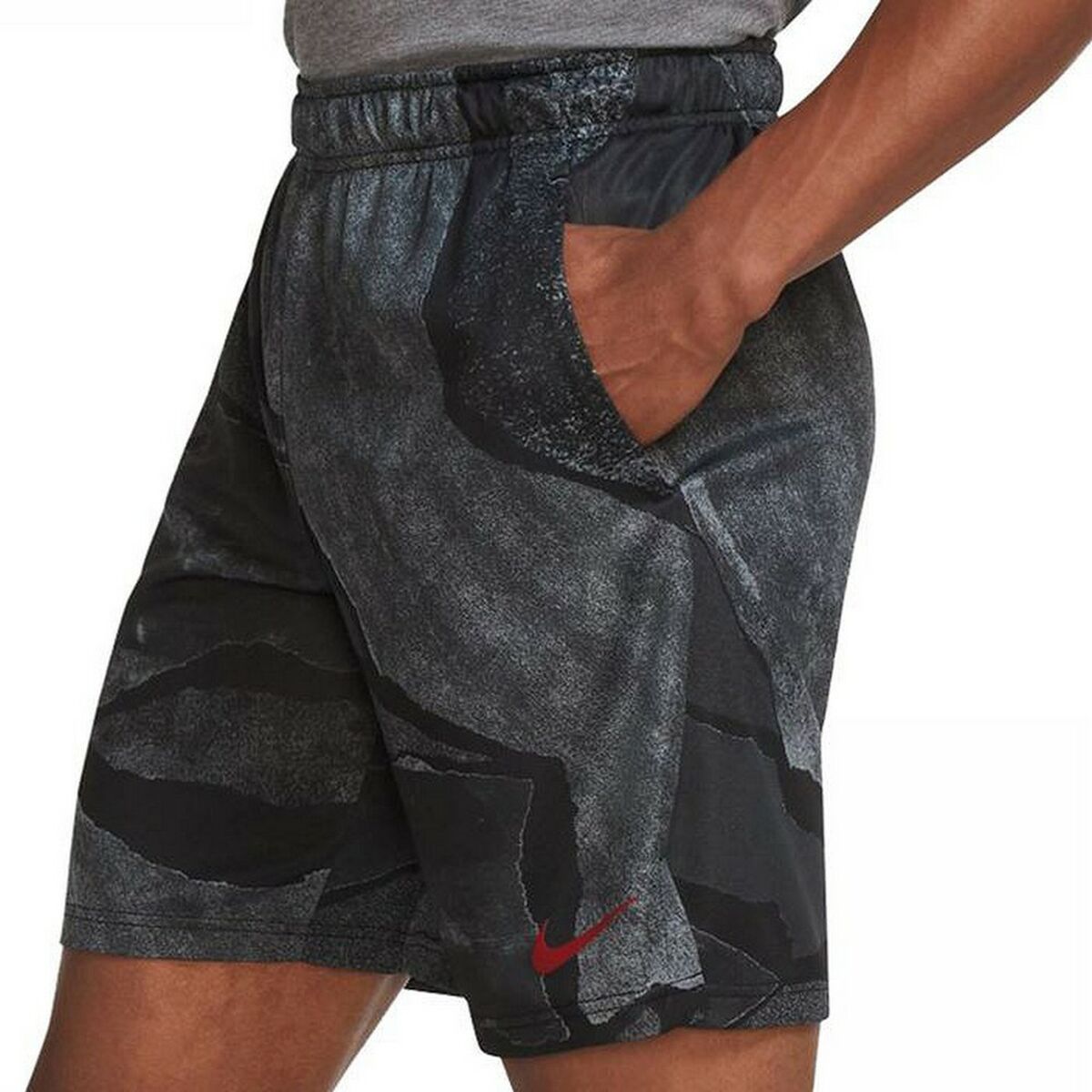 Nike Dri-Fit Men's Sports Shorts Dark Gray Men's Black-2