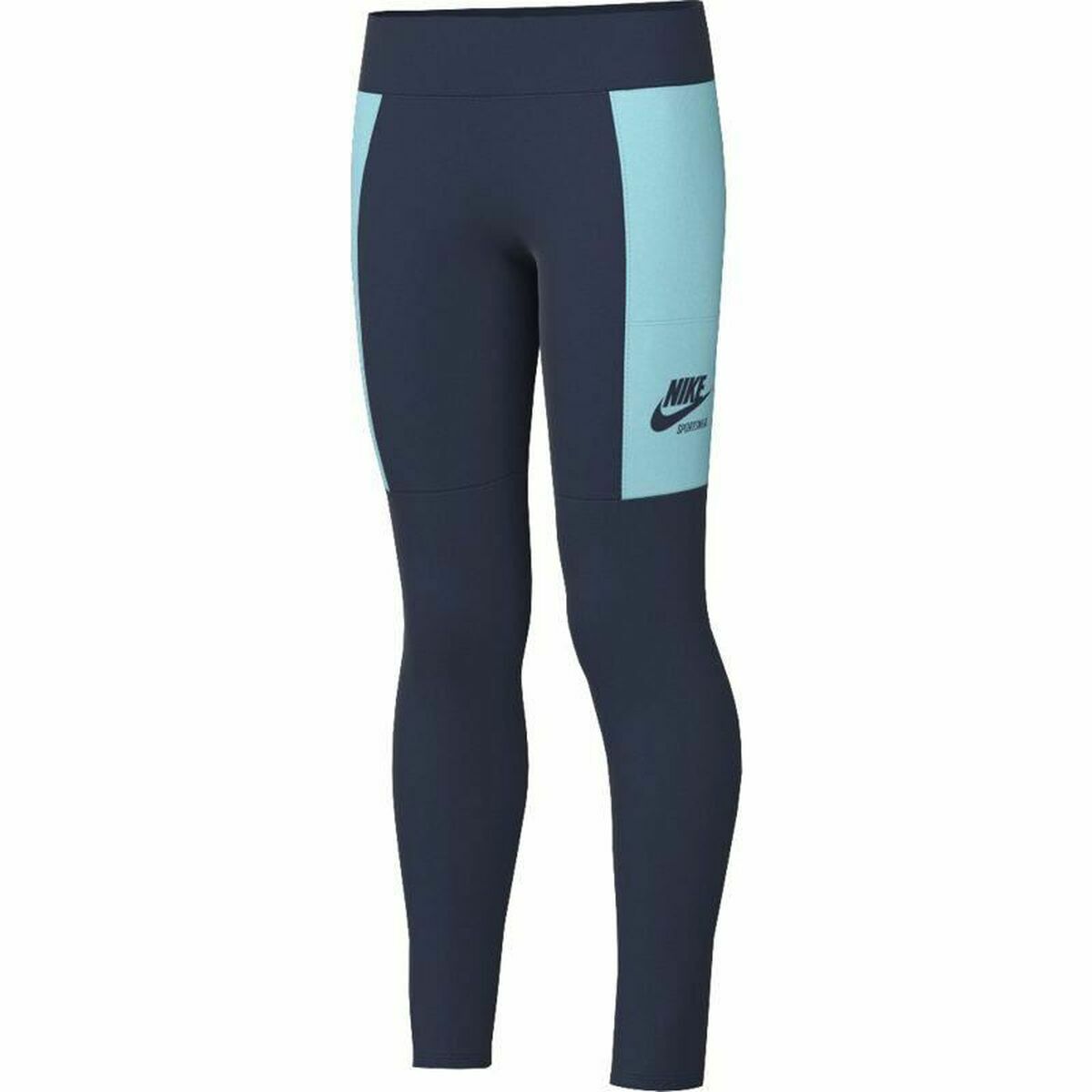 Sportstrumpfhose für Kinder Nike Sportswear Heritage Blau