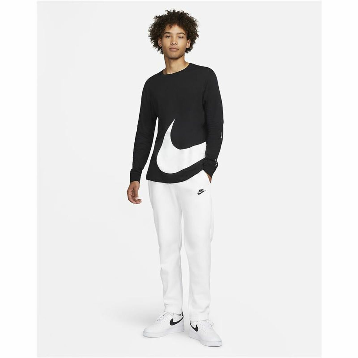 Long Sleeve T-Shirt Men's Nike Sportswear Black-3