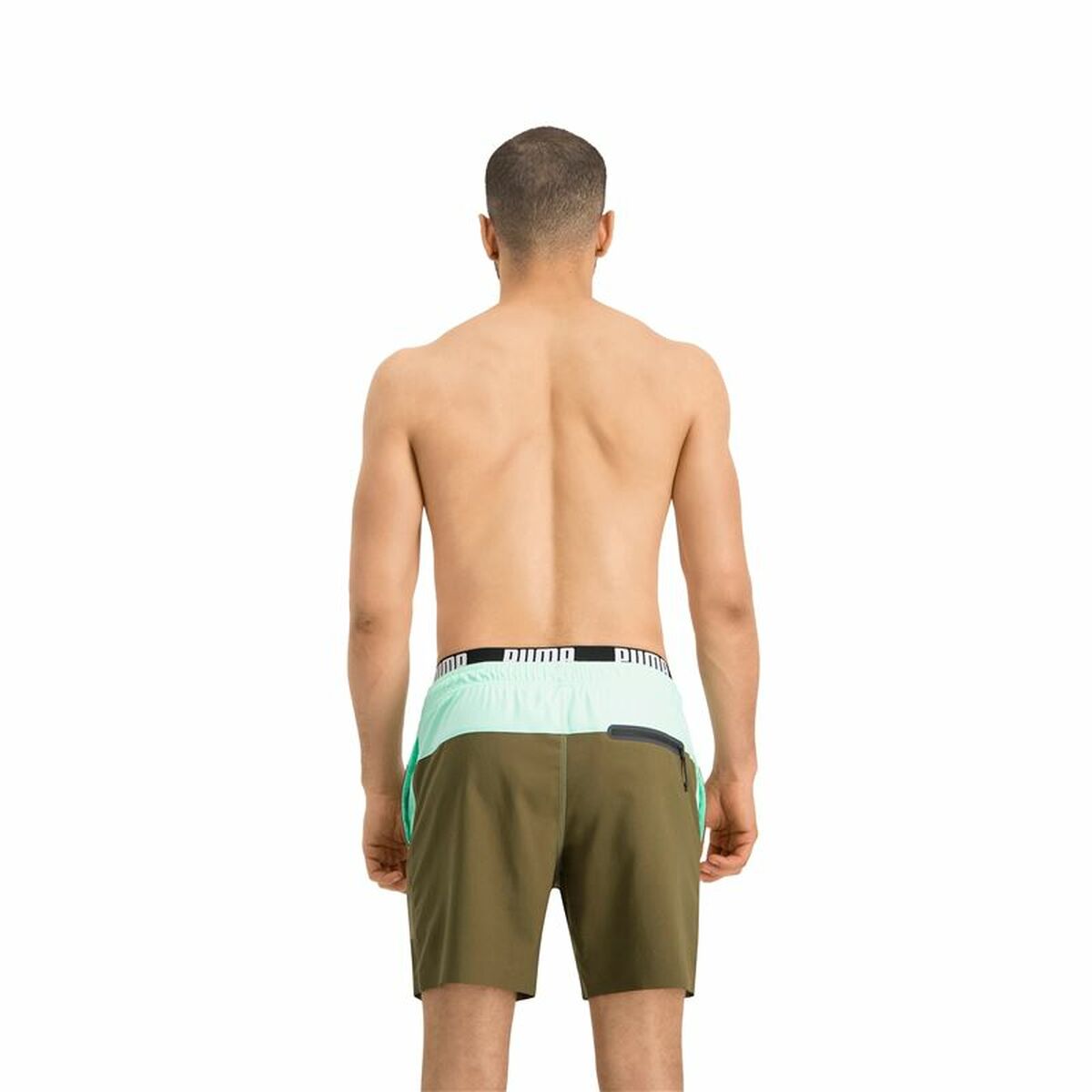 Плавки мужские Puma Swim Оливковое масло-2