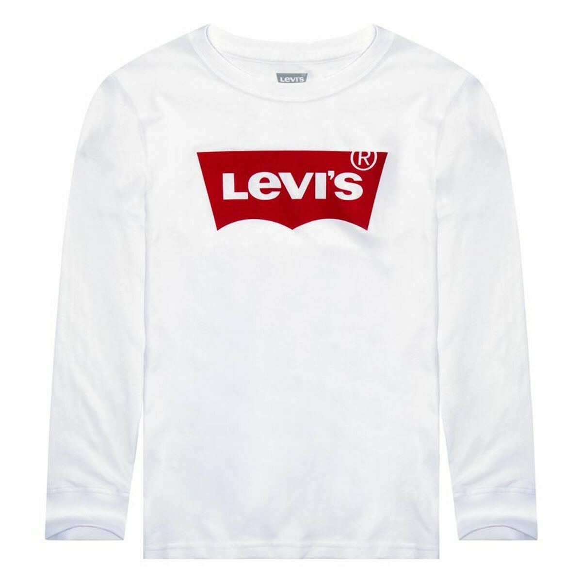 Levi's Batwing Long Sleeve Baby Shirt White-7