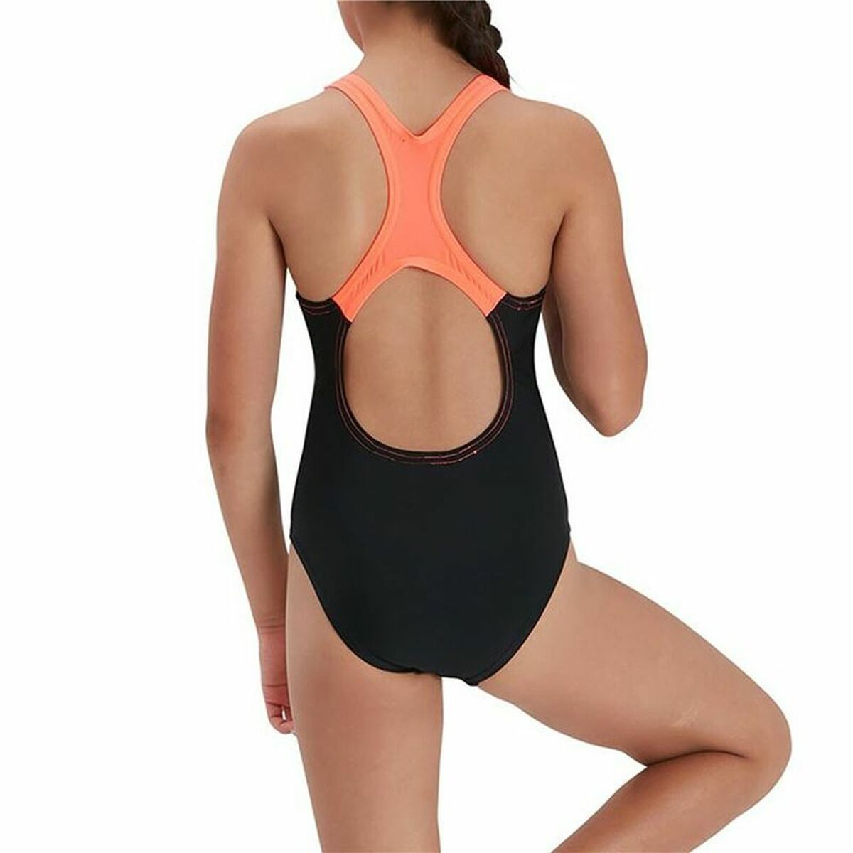 Купальник для девочек Speedo Medley Logo Medalist Чёрный-3