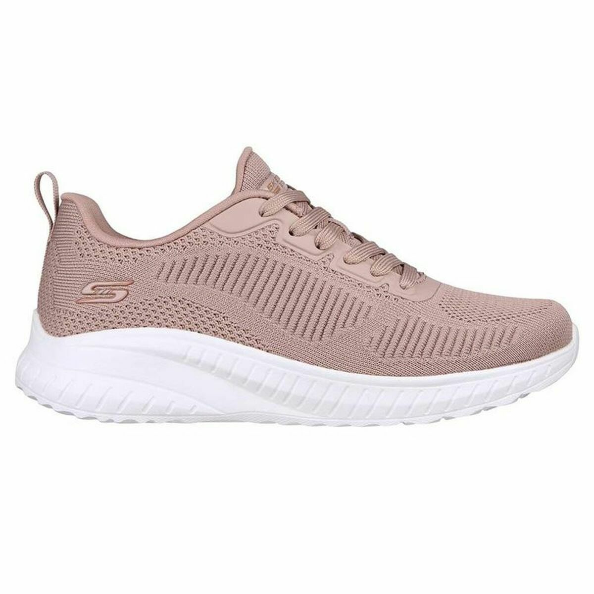 Skechers Bobsスポーツスクワッドピンク女性ランニングスニーカー