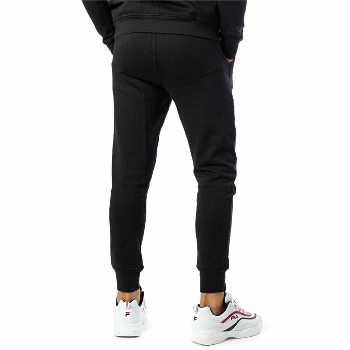 Kappa Zant Logo Black Men's Long Sweatpants-3