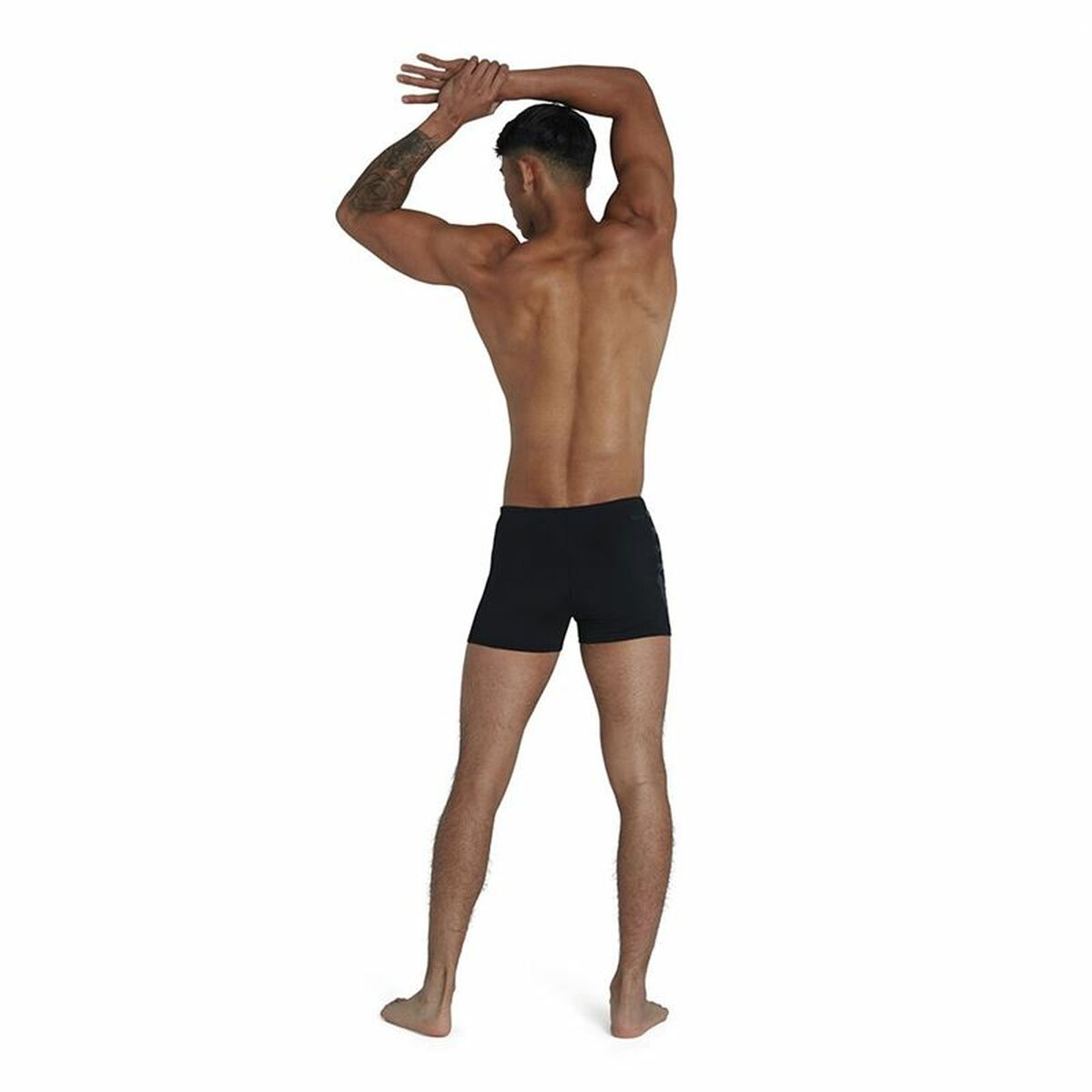 Плавки мужские Speedo Boom Logo Splice Aquashort Чёрный-3