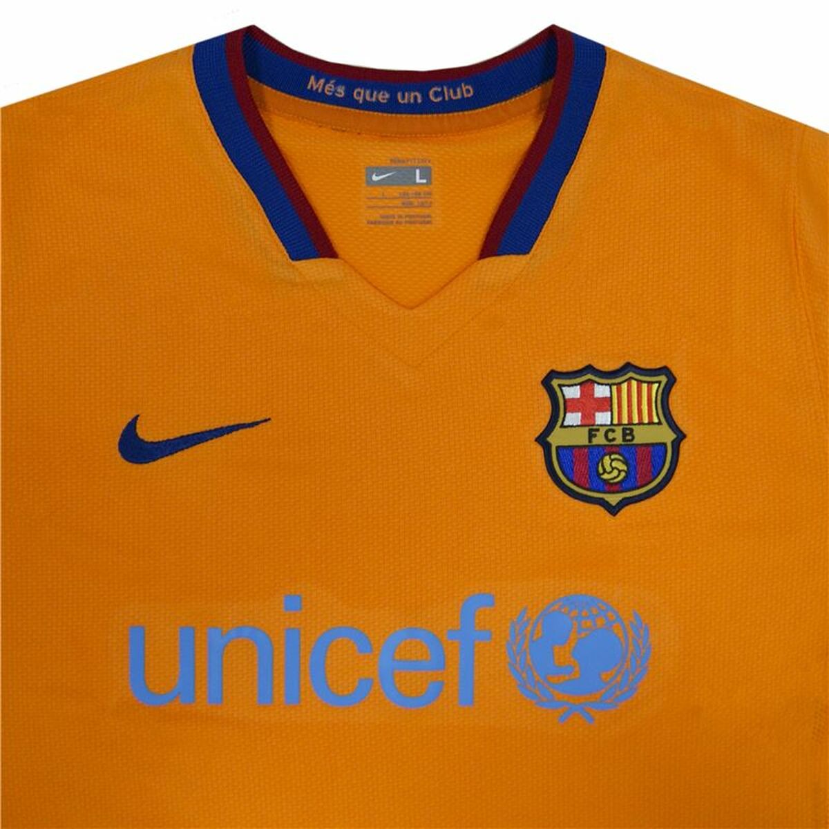Футболка для футбола Nike Futbol Club Barcelona 07-08 Away (Third Kit)-3