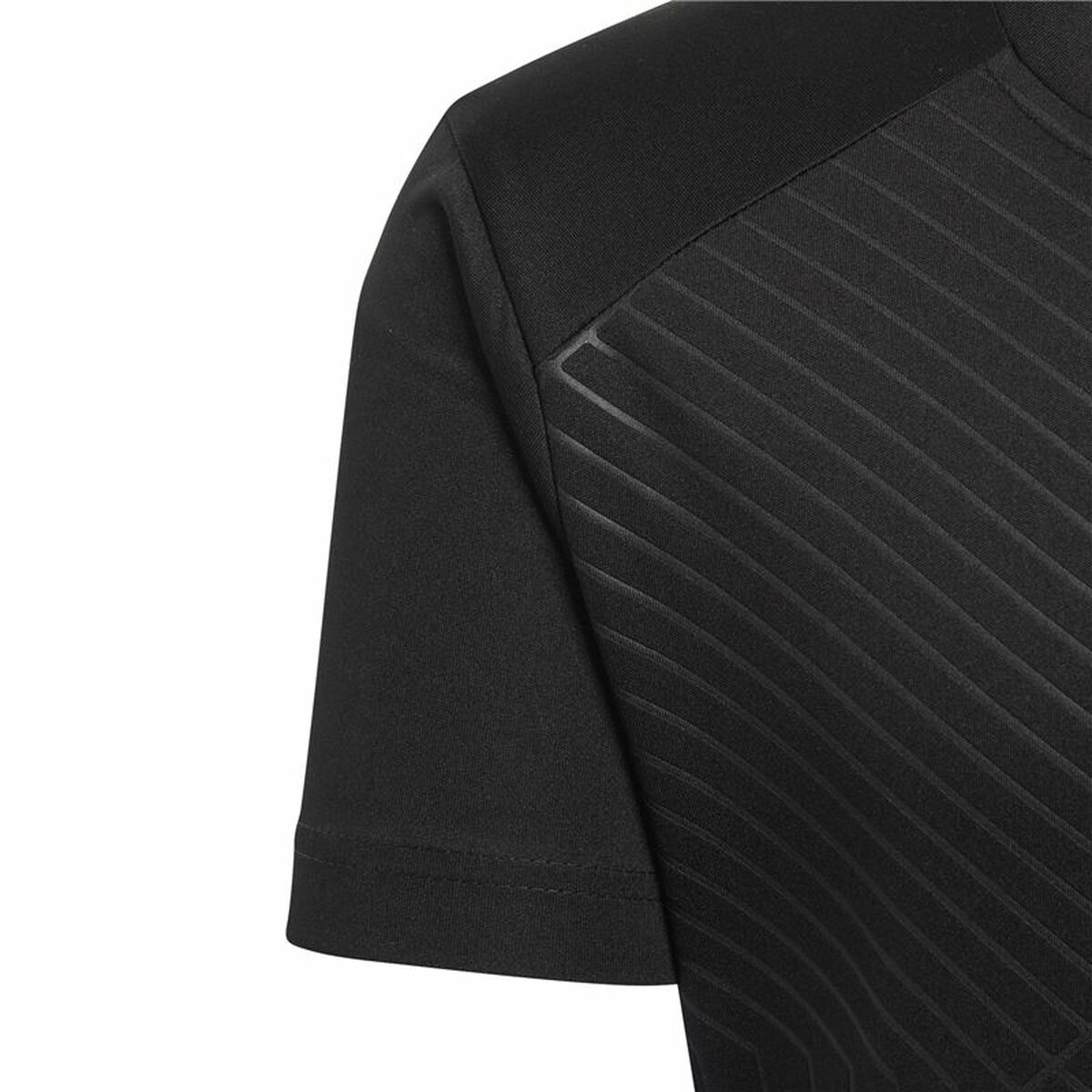 Спортивная футболка с коротким рукавом, детская Adidas Nemeziz Чёрный-3