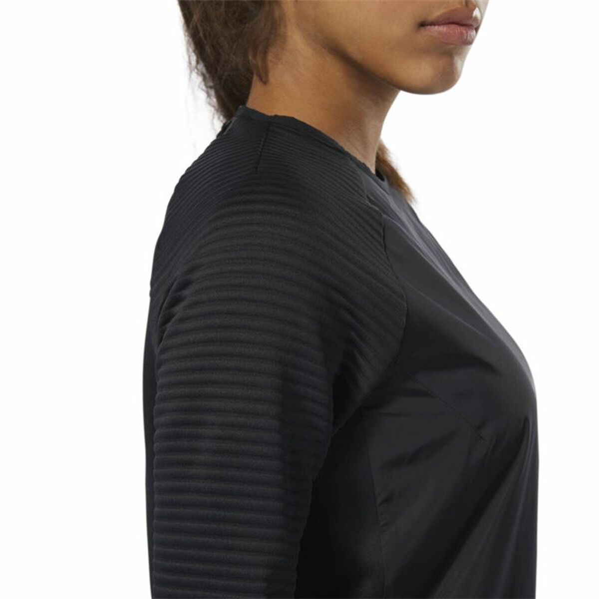 Women's Reebok Thermowarm Deltapeak Long Sleeve T-Shirt Black-2