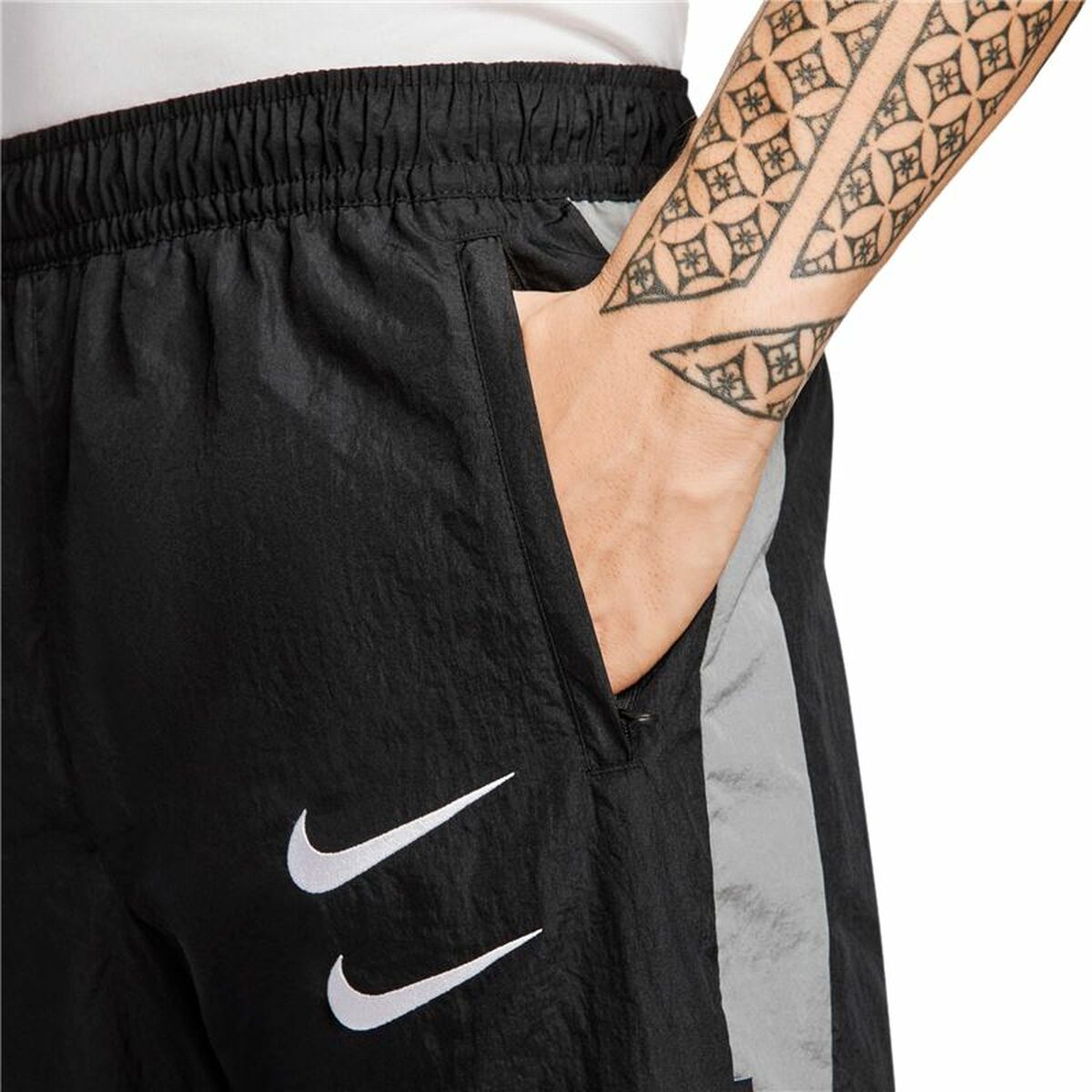 Nike Swoosh Baby Sweatpants Black-4