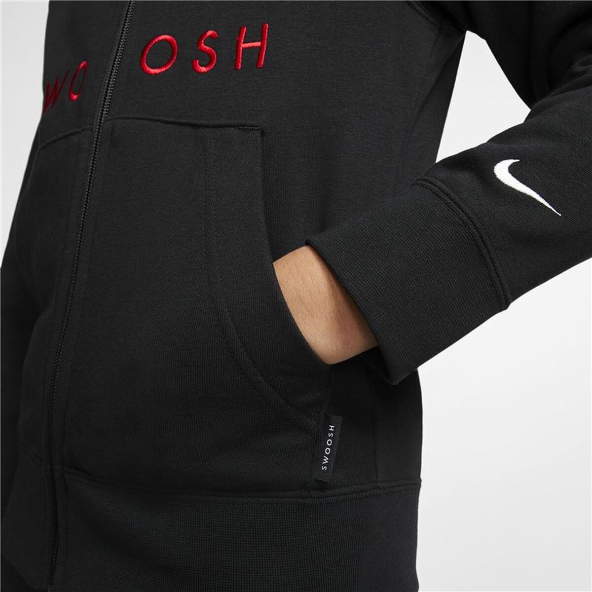 Nike Swoosh Children's Sports Jacket Black-2