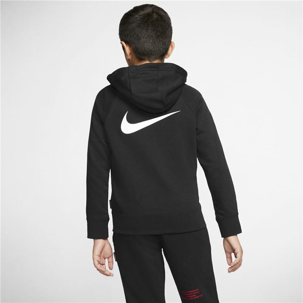 Nike Swoosh Children's Sports Jacket Black-4