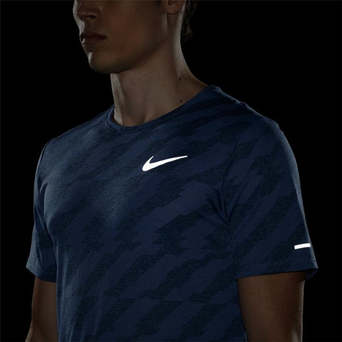 Short Sleeve T-Shirt Men's Nike Dri-Fit Miler Future Fast Blue-7