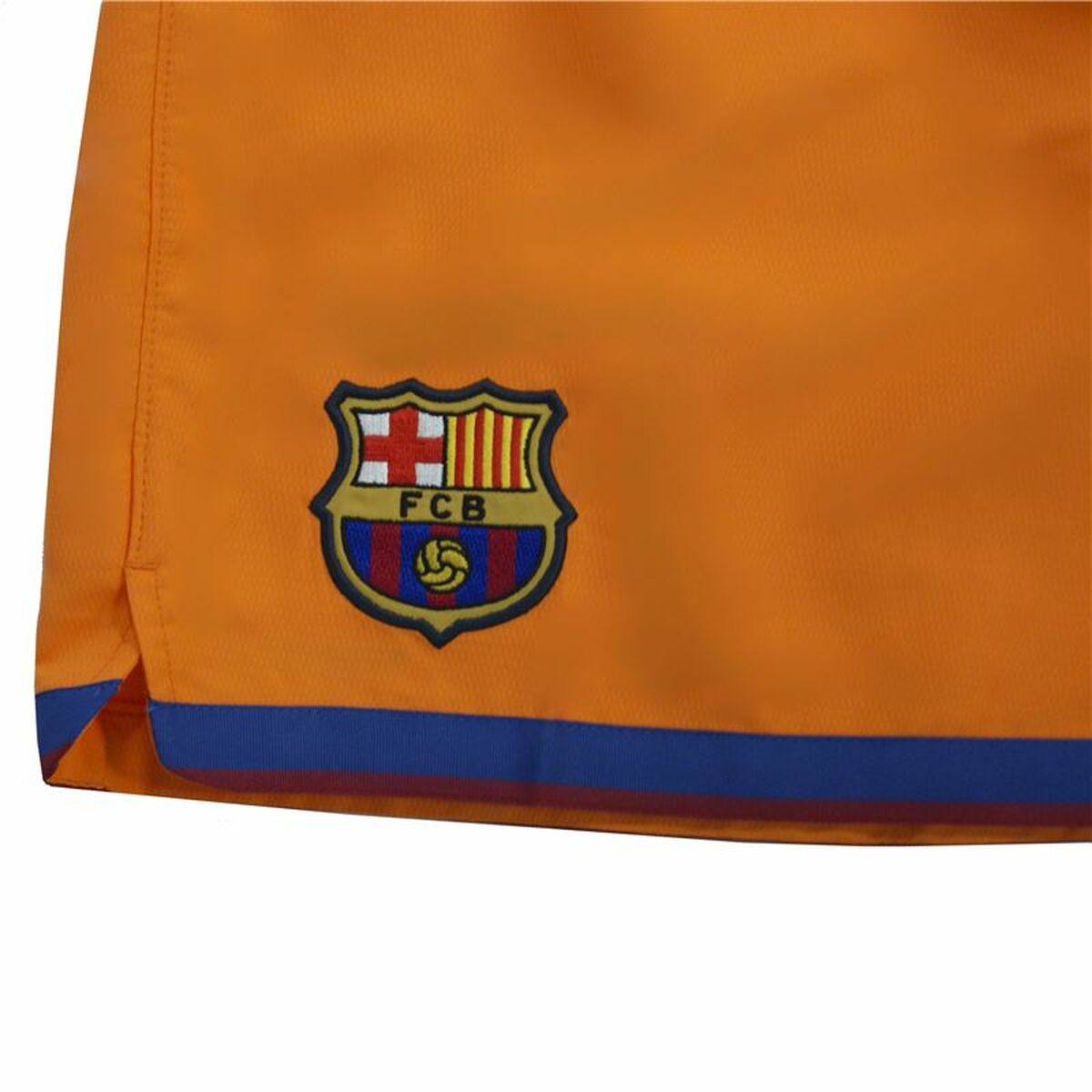 Спортивные шорты для мальчиков Nike FC Barcelona Third Kit 07/08 Оранжевый-5