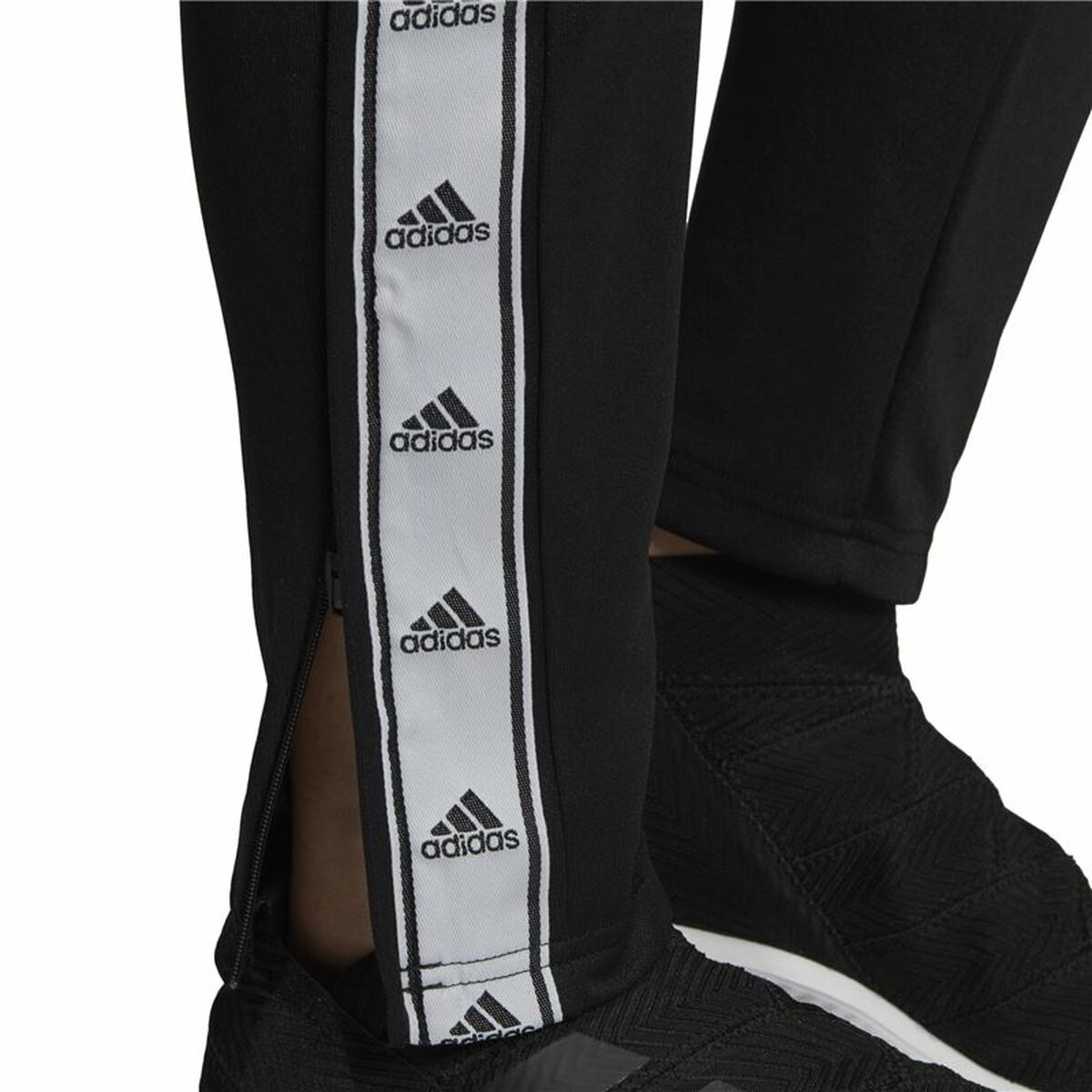 Футбольные тренировочные брюки для взрослых Adidas Tiro 19 Чёрный Женщина-2