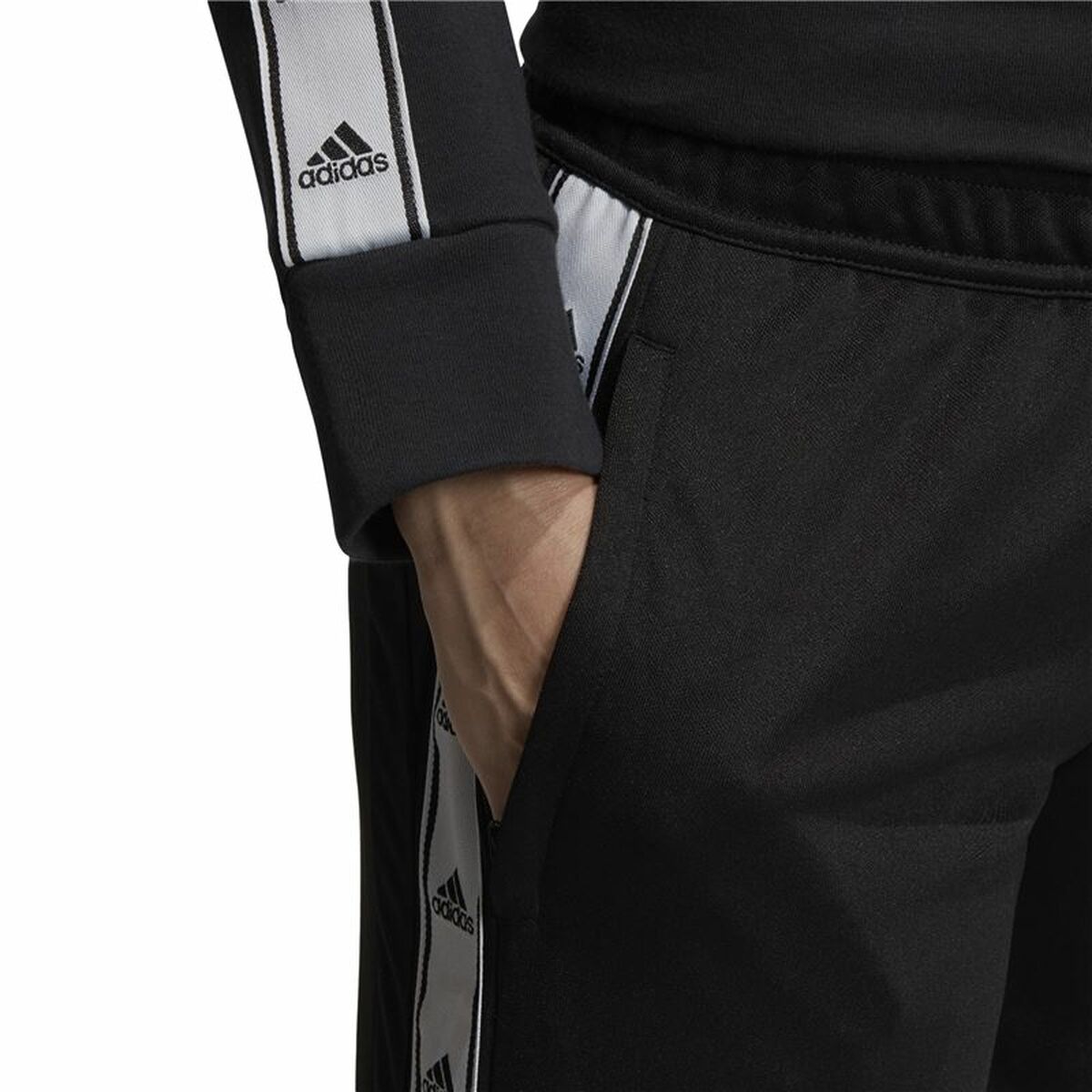 Футбольные тренировочные брюки для взрослых Adidas Tiro 19 Чёрный Женщина-4