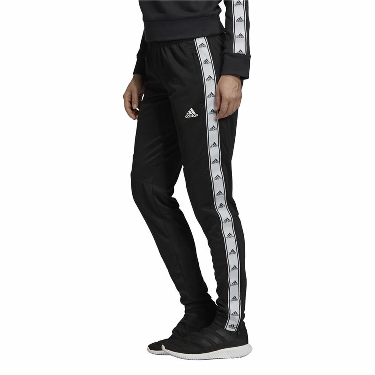 Футбольные тренировочные брюки для взрослых Adidas Tiro 19 Чёрный Женщина-6