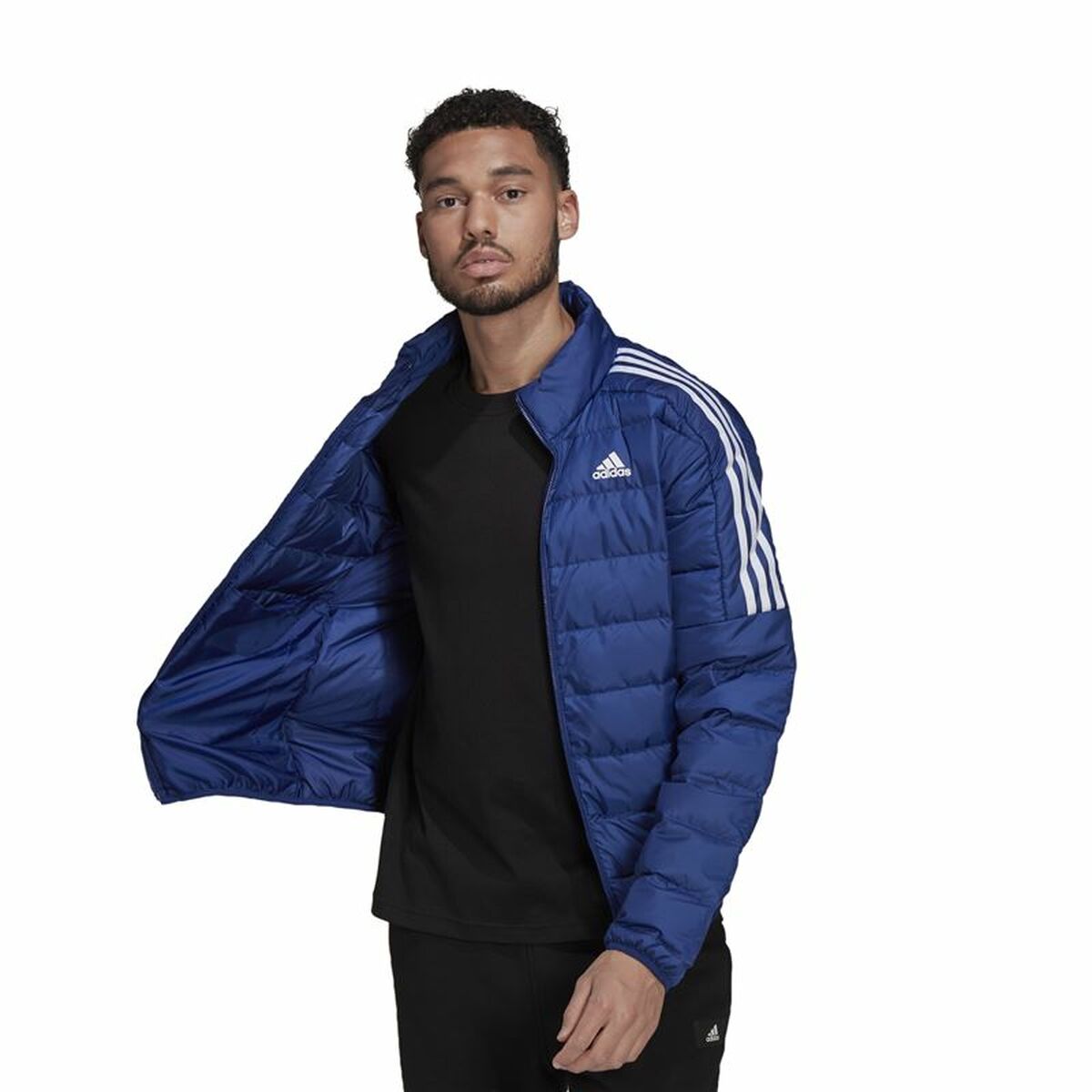 Мужская спортивная куртка Adidas Essentials Темно-синий-2