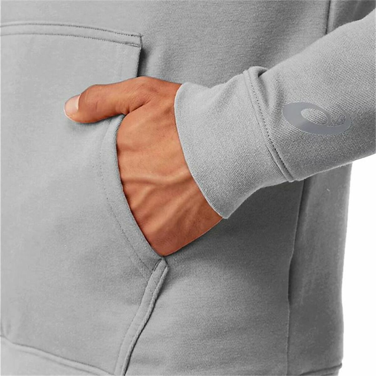 אסיקונים של גברים קפוצ 'ון ביג אות' גריי-7