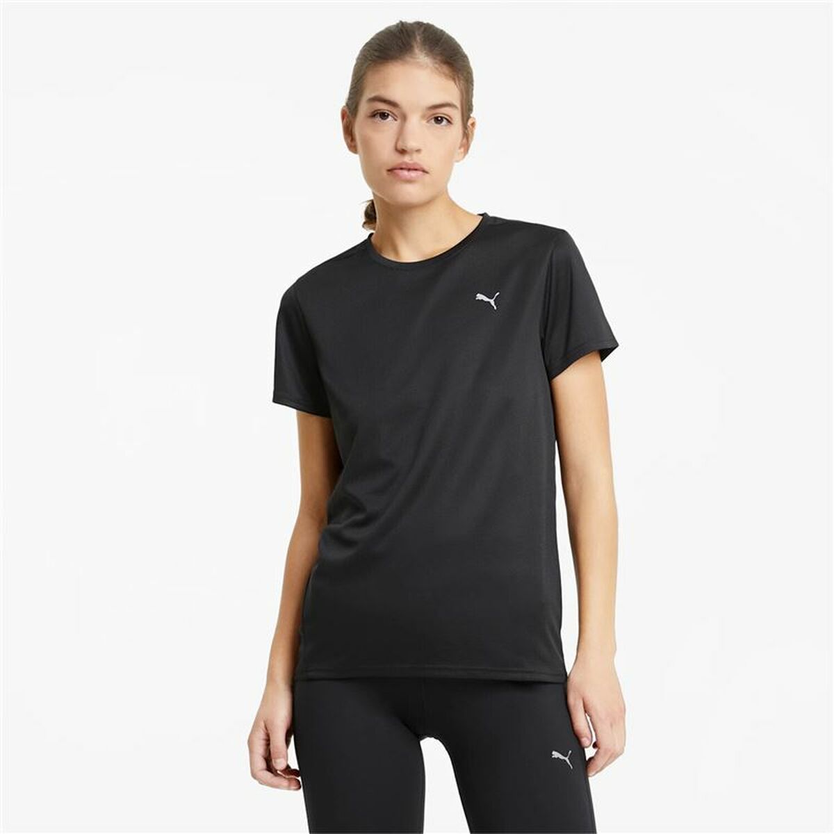 短袖女子Puma Run Favorite Black T恤-3