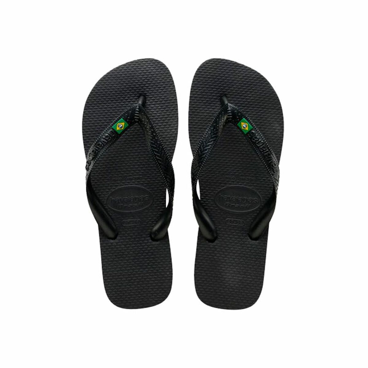 Шлепанцы для женщин Havaianas Brasil Чёрный-3