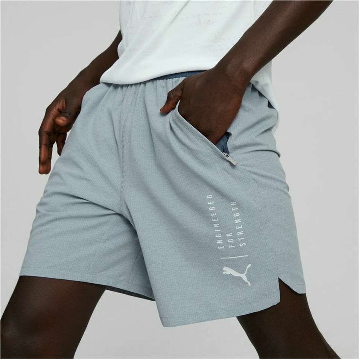 Men's Sports Shorts Puma Train Ultrweave Grey-3