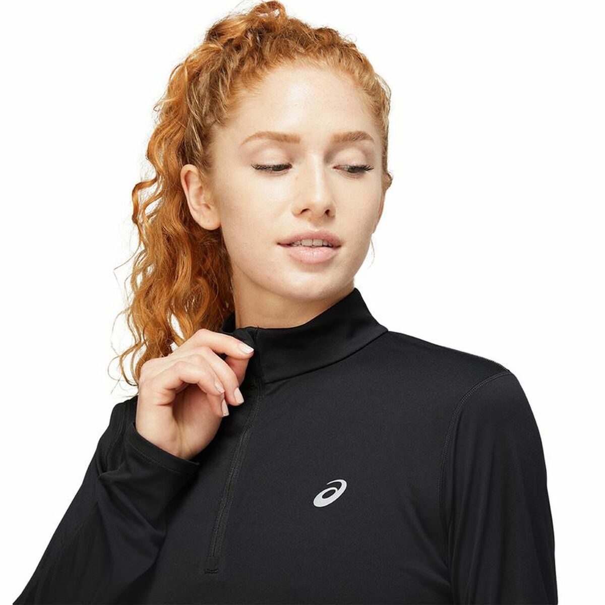 Women's Asics Black Long Sleeve T-Shirt-5