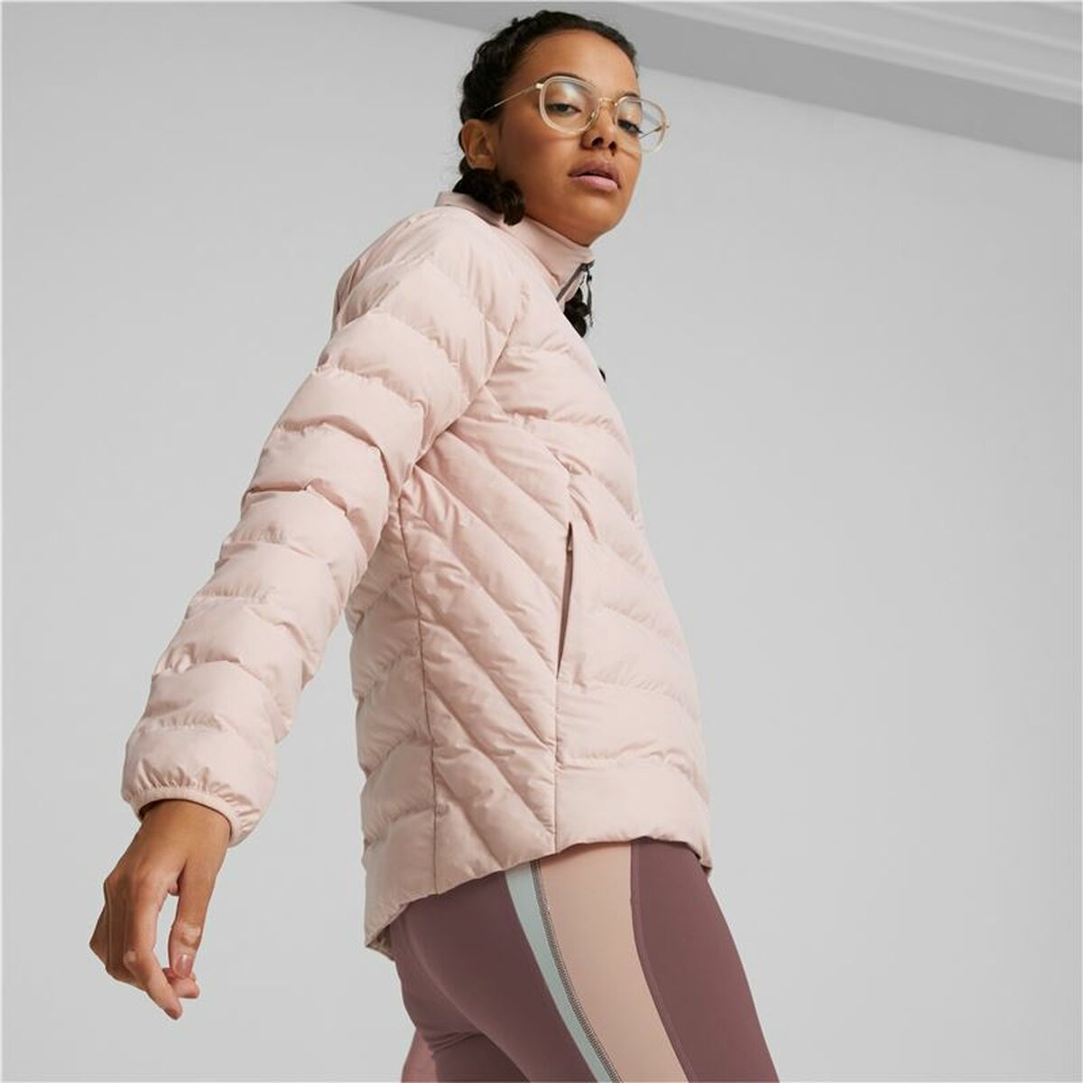 Puma Active Polyball Women's Sports Jacket Light Pink-5