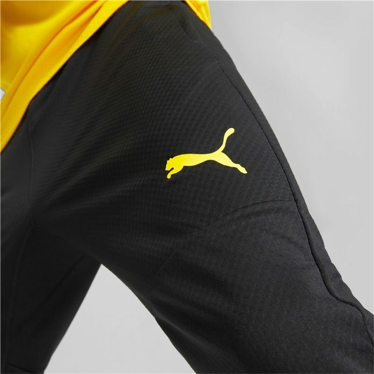 Футбольные тренировочные брюки для взрослых Puma Borussia Dortmund Чёрный Мужской-3