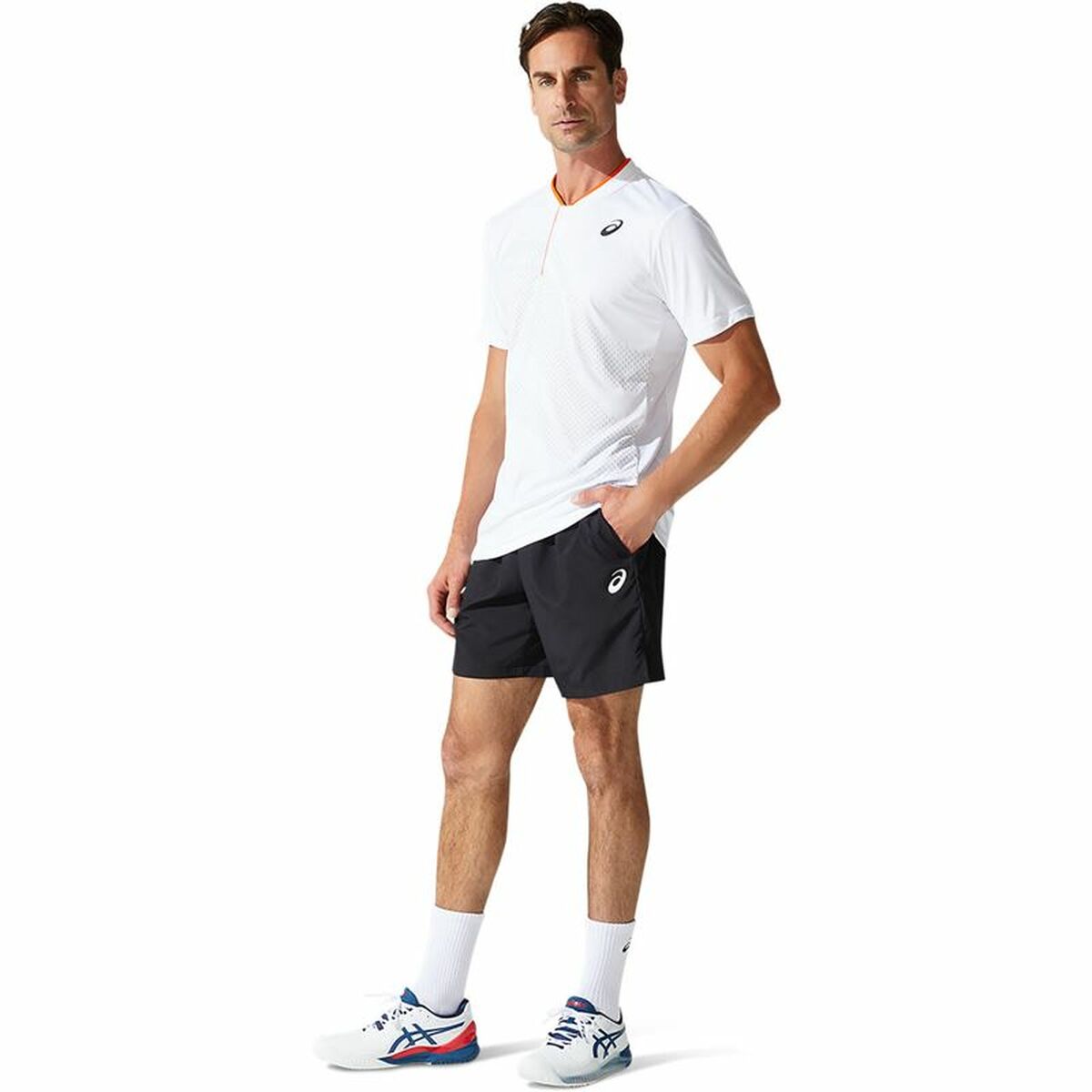 Sports Men's Shorts Asics Court Black-4