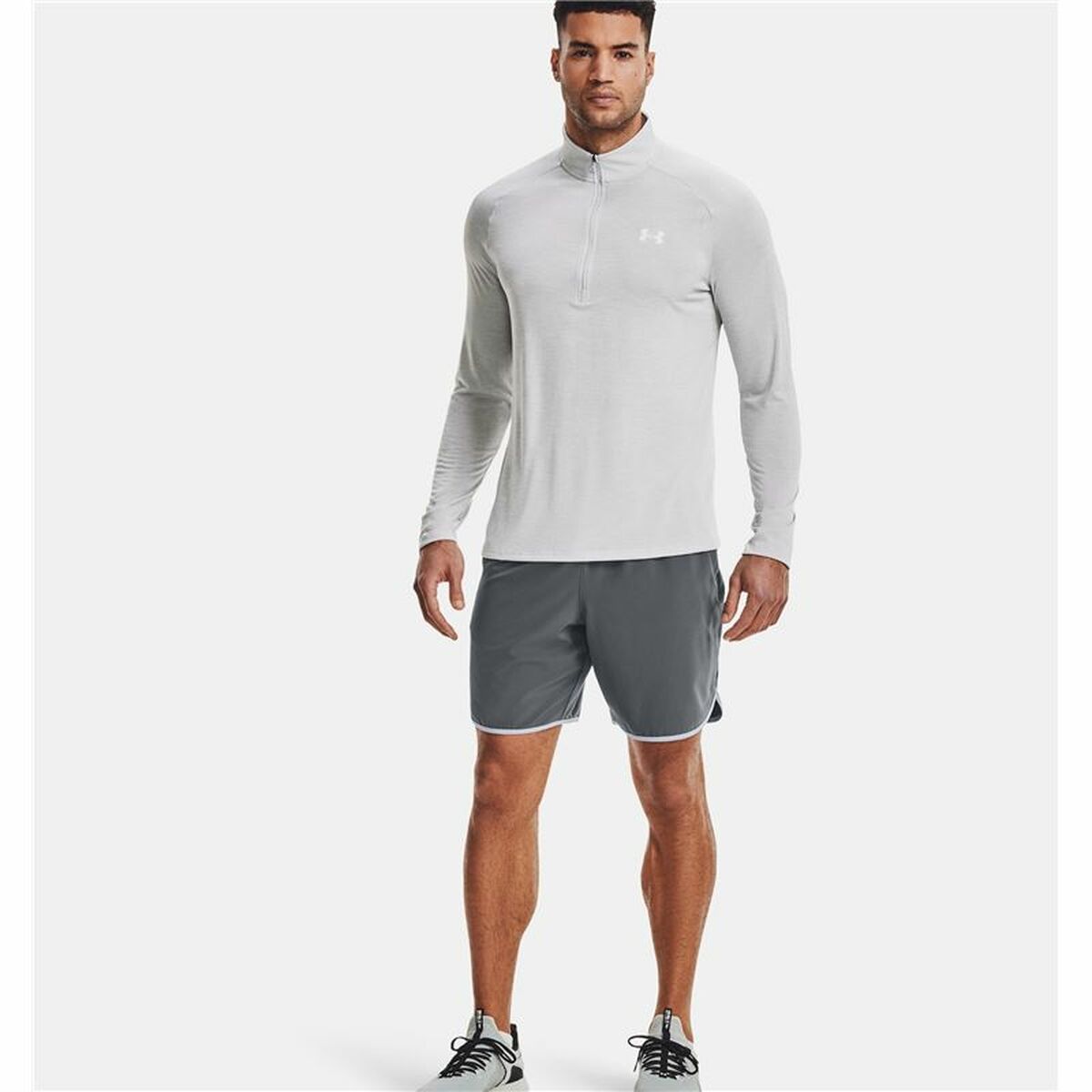 Футболка с длинным рукавом мужская Under Armour Tech 2.0 1/2 Zip Белый-3