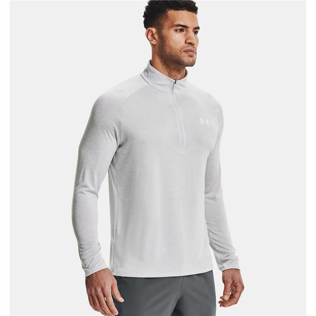 Футболка с длинным рукавом мужская Under Armour Tech 2.0 1/2 Zip Белый-5