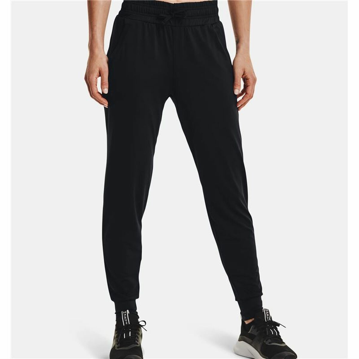 Under Armour Long Sweatpants Woman Black-5