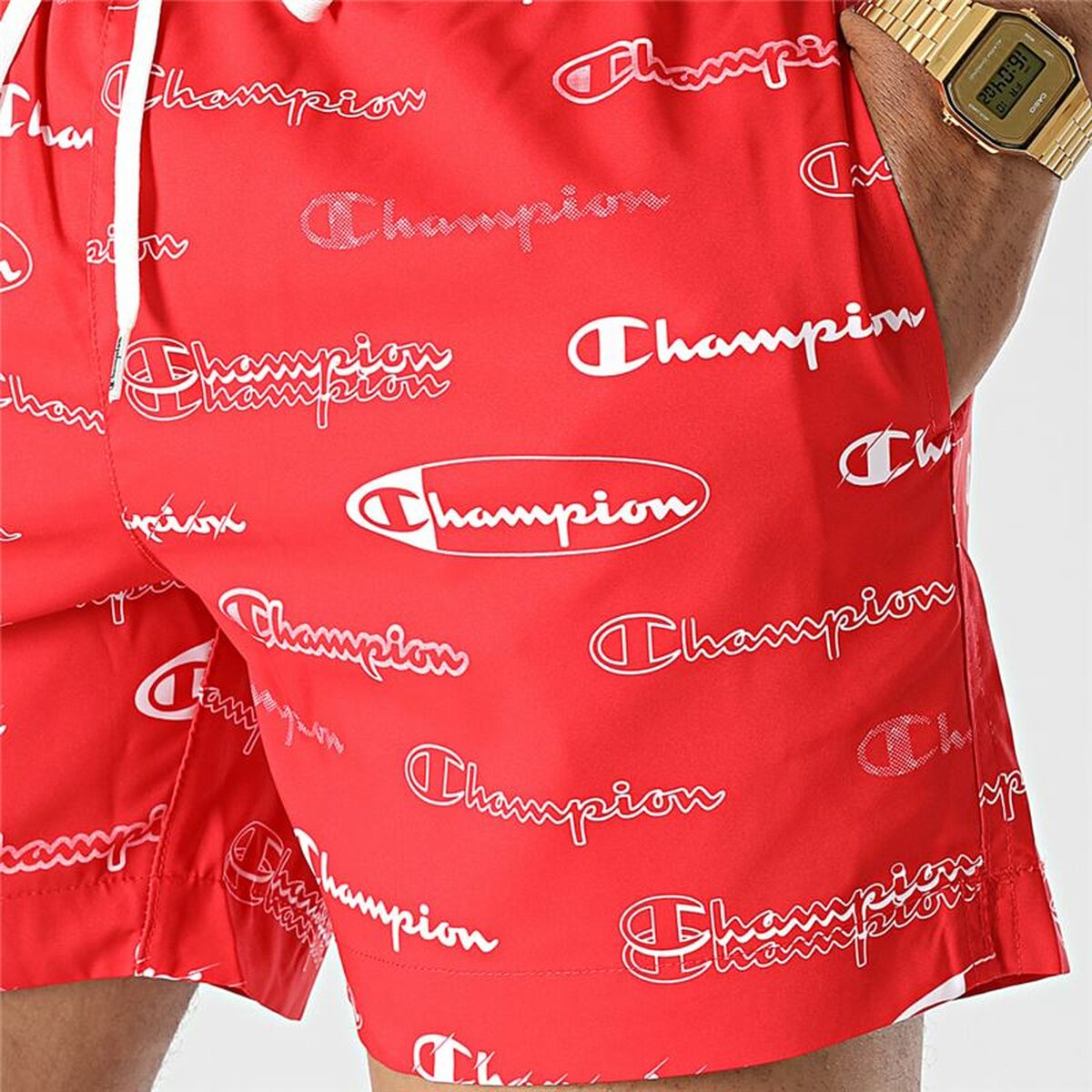Плавки мужские Champion Beachshort Красный-2
