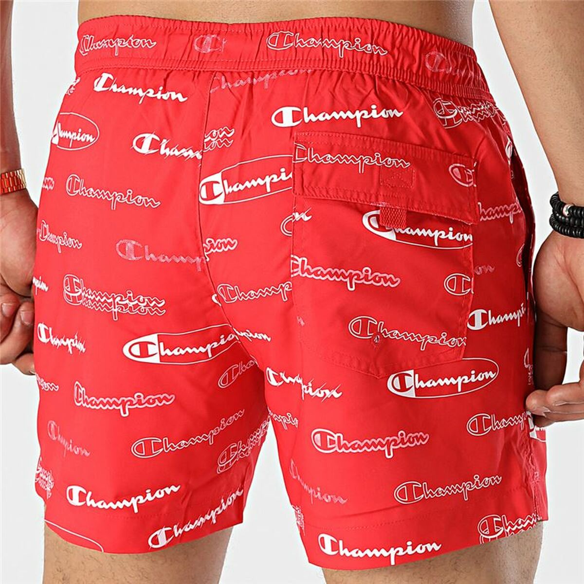 Плавки мужские Champion Beachshort Красный-3