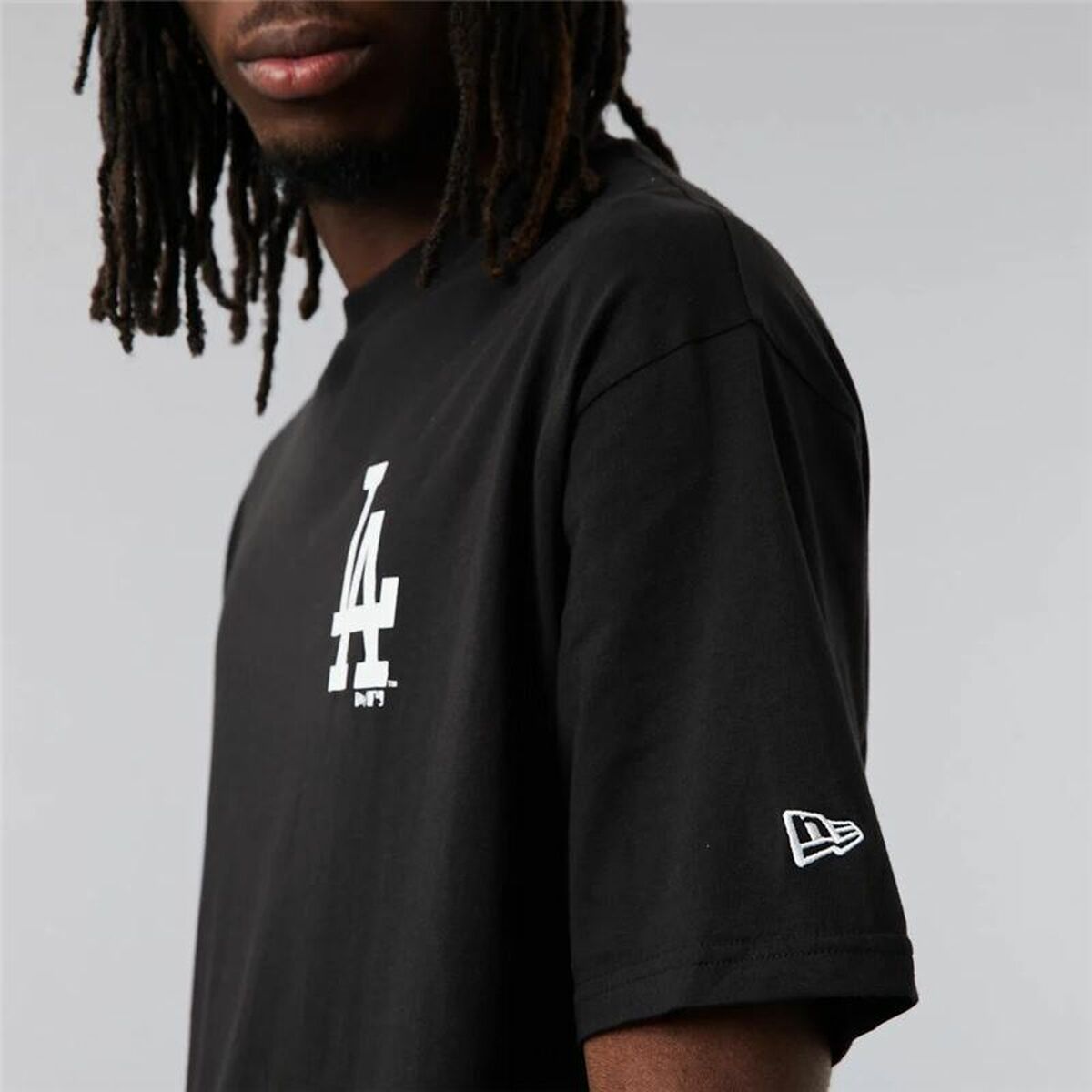 Men's Short Sleeve T-Shirt New Era Black-5