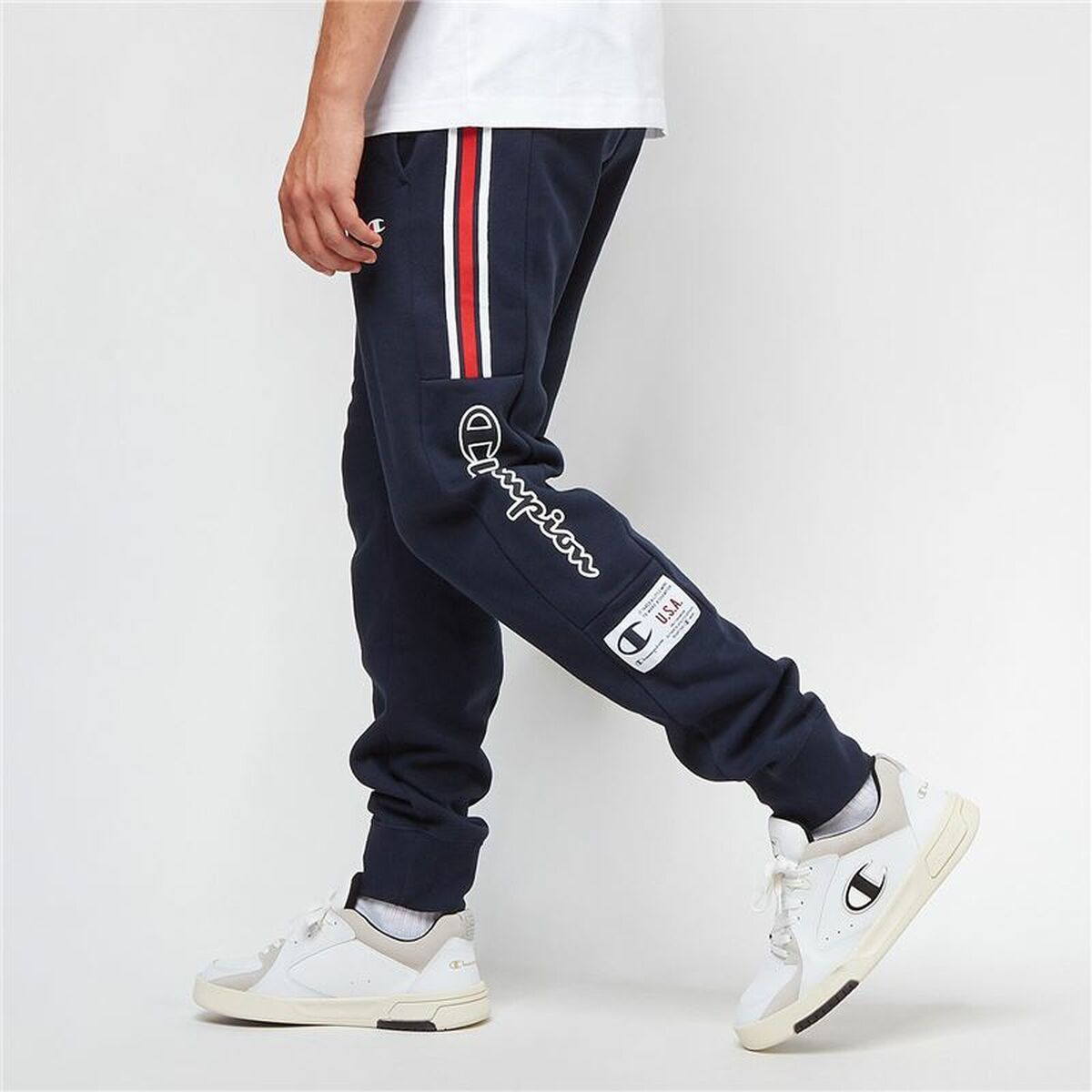 Champion Dark Blue Men's Long Sweatpants-3