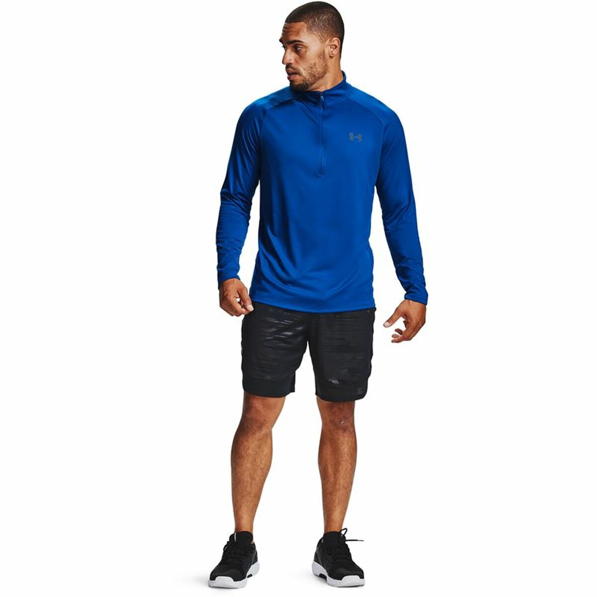 Men's Under Armour Tech ™ Long Sleeve T-Shirt ½ Blue-5