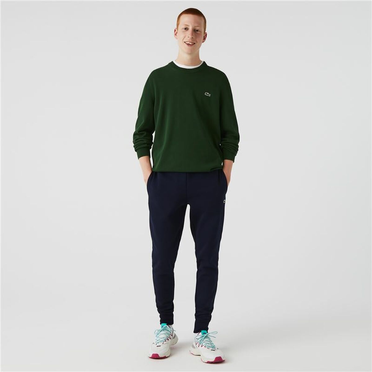Lacoste Long Sweatpants Dark Blue Men 's-2