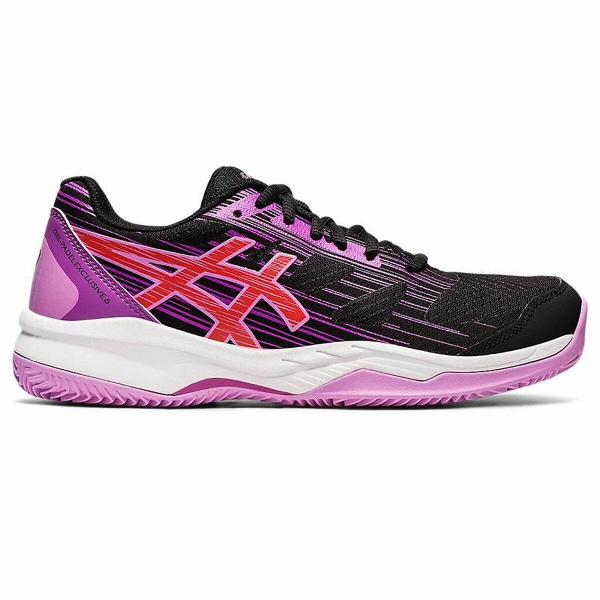 Sapatilhas de tênis para adultos Asics Gel-Padel Exclusive 6 Preto Rosa-2
