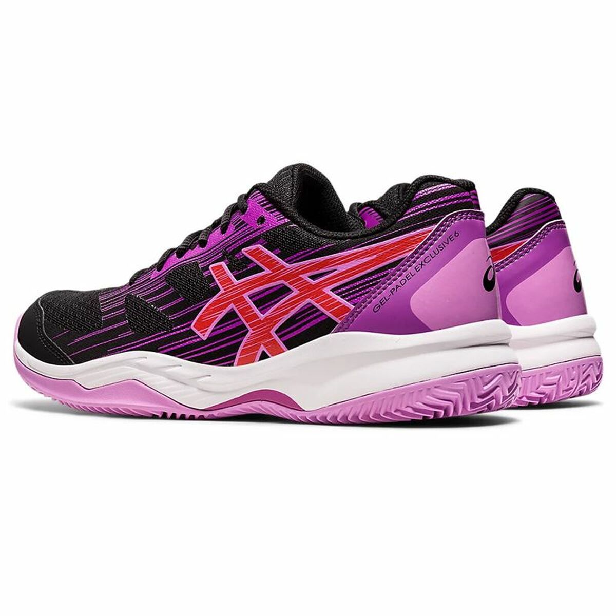 Sapatilhas de tênis para adultos Asics Gel-Padel Exclusive 6 Preto Rosa-5