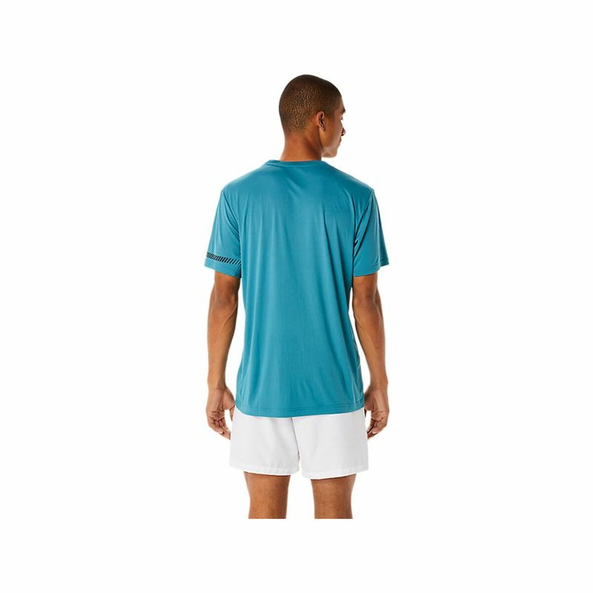 Men's Asics Court Short Sleeve T-Shirt Blue-6