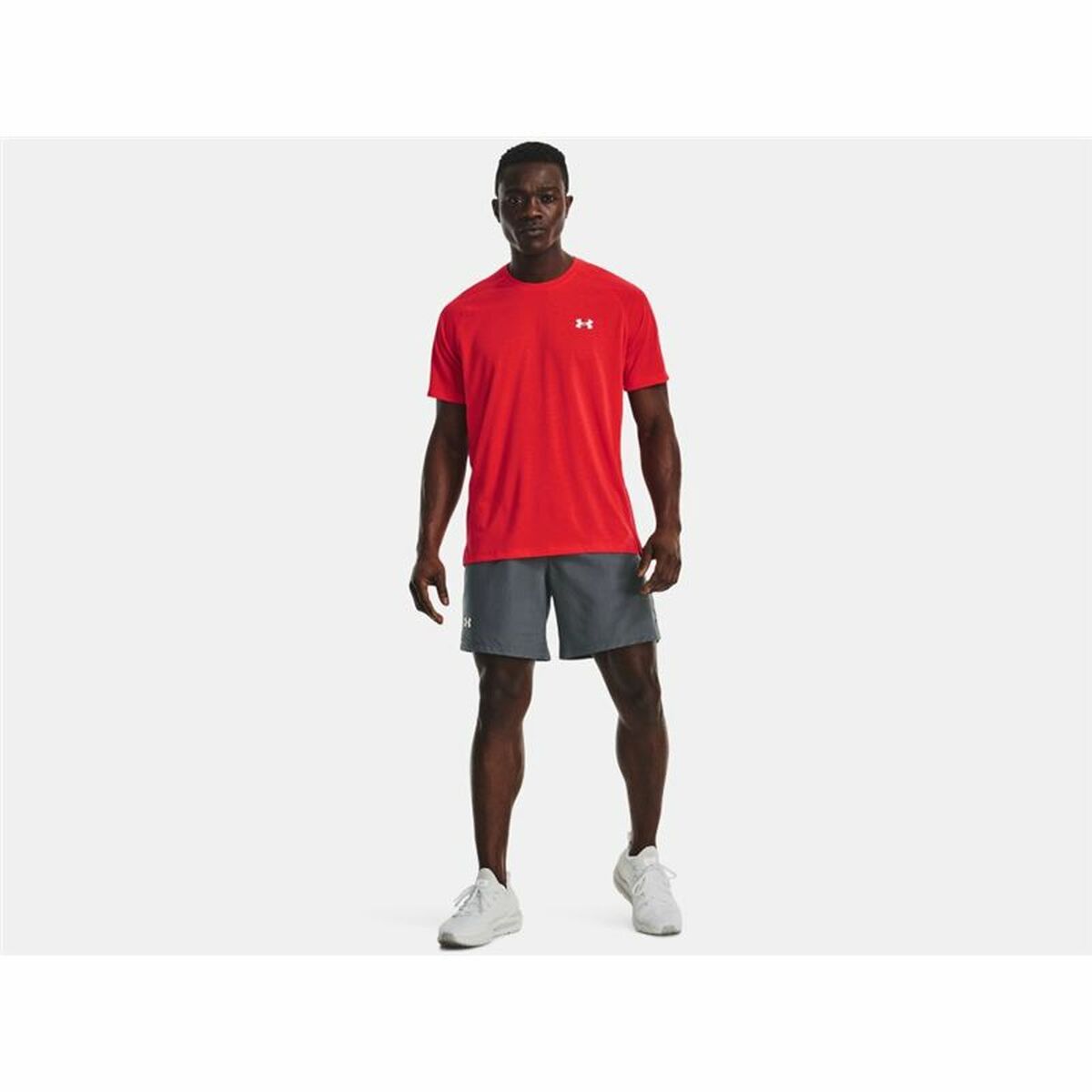 Men's Under Armour Streaker Short Sleeve T-Shirt Red-5