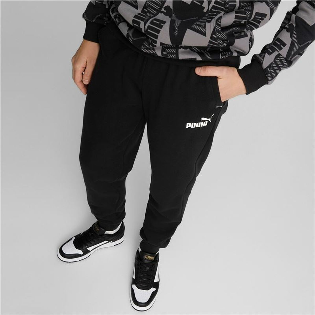 Puma Power Sweatpants Black Men's Long Sweatpants-3