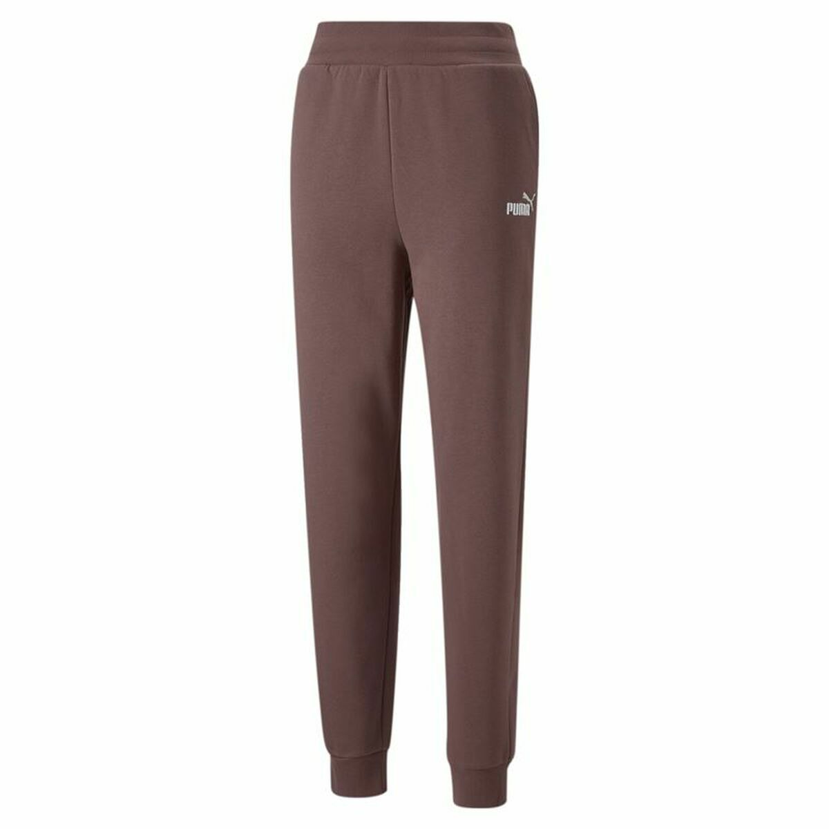 Pantaloni per adulti Puma Ess + Embroidery High-Waist Donna marrone